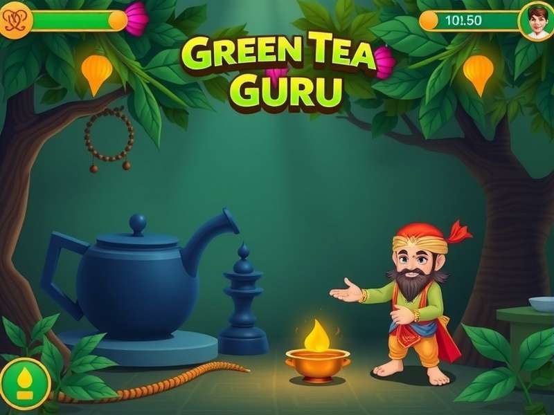 Green Tea Guru Game Screenshot